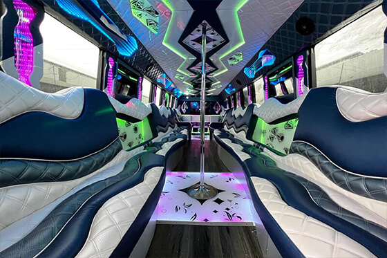 fancy party bus